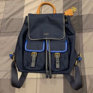 Tory Burch Perry Nylon Color block backpack